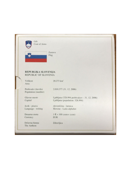 Slovénie - Coffret Brillant Universel 2008