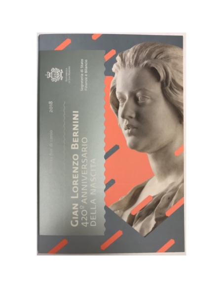 SAINT-MARIN - 2 Euro commémorative 2018 - BERNINI // COINCARD BU