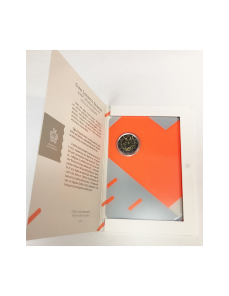 SAINT-MARIN - 2 Euro commémorative 2018 - BERNINI // COINCARD BU