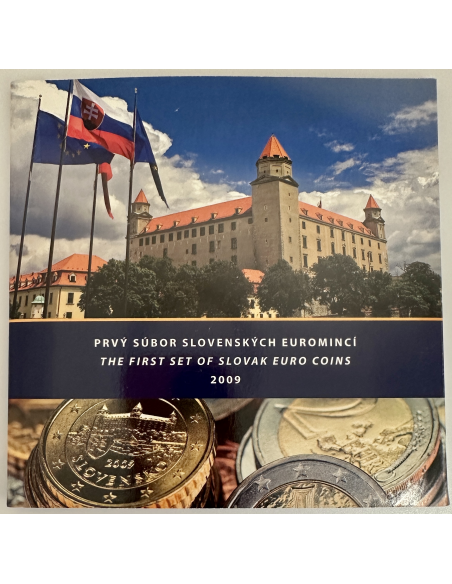 Slovaquie - Coffret Brillant Universel 2009 / Série Officielle + Jeton en Argent