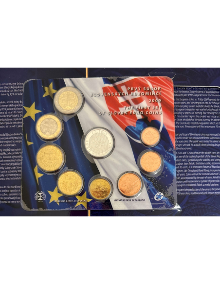 Slovaquie - Coffret Brillant Universel 2009 / Série Officielle + Jeton en Argent