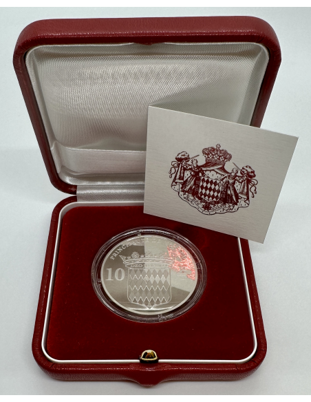 MONACO - 10 Euro 2012 en Argent - 400 ANS DU TITRE // Coffret BE (N°0931)