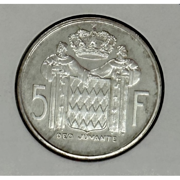 MONACO - 5 FRANCS 1960 (Rainier III)...