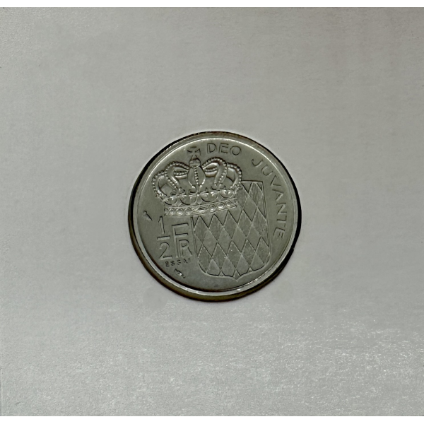 MONACO - 1/2 FRANC 1965 (Rainier III)...