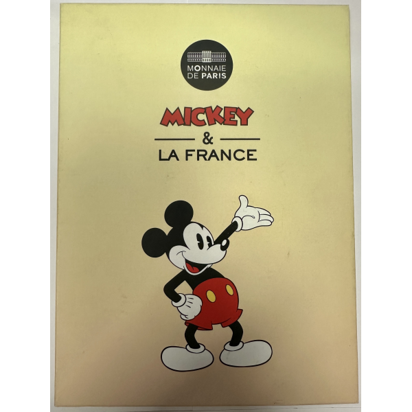 France - 50 Euro 2018 (La France) Monnaie Colorisée en Argent // Mickey