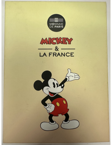 France - 50 Euro 2018 (La France) Monnaie Colorisée en Argent // Mickey