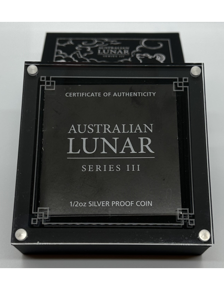 AUSTRALIE - 1/2 DOLLAR 2020 (1/2 OZ SILVER PROOF COIN AUSTR. LUNAR) SERIES III