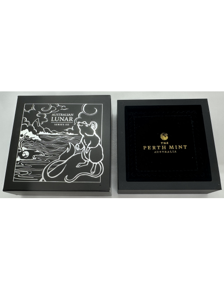 AUSTRALIE - 1/2 DOLLAR 2020 (1/2 OZ SILVER PROOF COIN AUSTR. LUNAR) SERIES III