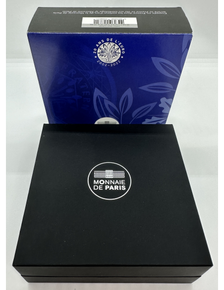 QUADRIPTYQUE (2 x 2 EURO + 2 x 1 EURO) 20 ANS DE L'EURO // BE 2022