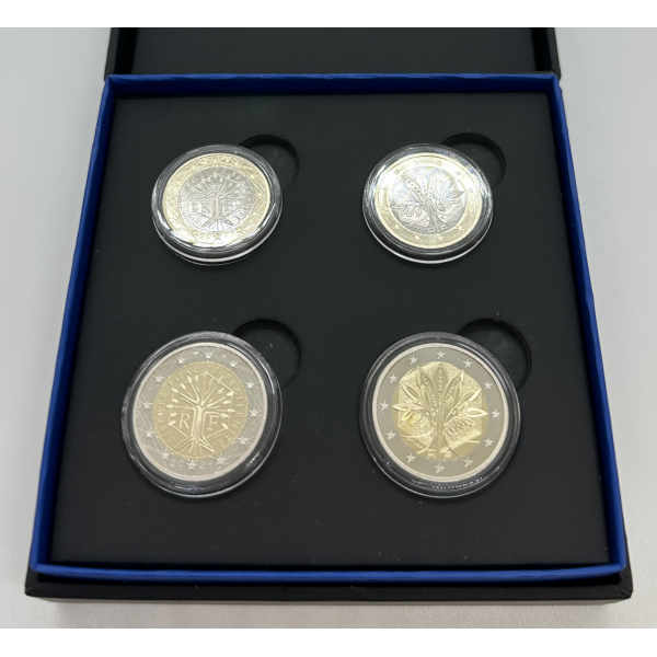 QUADRIPTYQUE (2 x 2 EURO + 2 x 1...