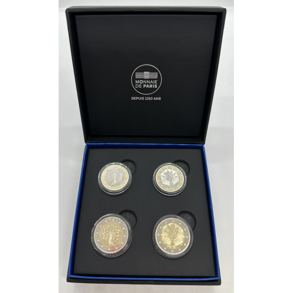 QUADRIPTYQUE (2 x 2 EURO + 2 x 1...