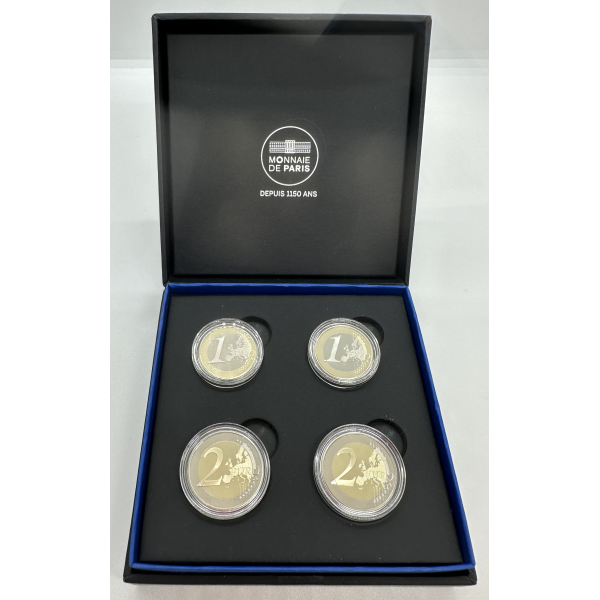 QUADRIPTYQUE (2 x 2 EURO + 2 x 1...