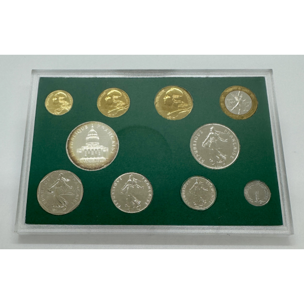 FRANCE - Coffret BU 1989 - La Monnaie...