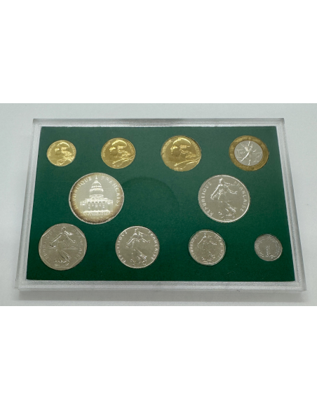 FRANCE - Coffret BU 1989 - La Monnaie de Paris // Série BRILLANT UNIVERSEL