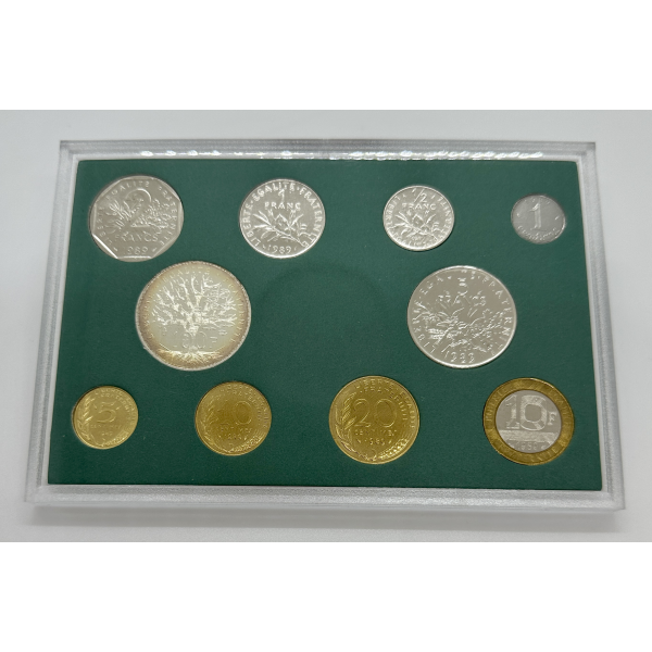 FRANCE - Coffret BU 1989 - La Monnaie...