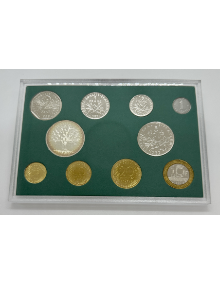 FRANCE - Coffret BU 1989 - La Monnaie de Paris // Série BRILLANT UNIVERSEL