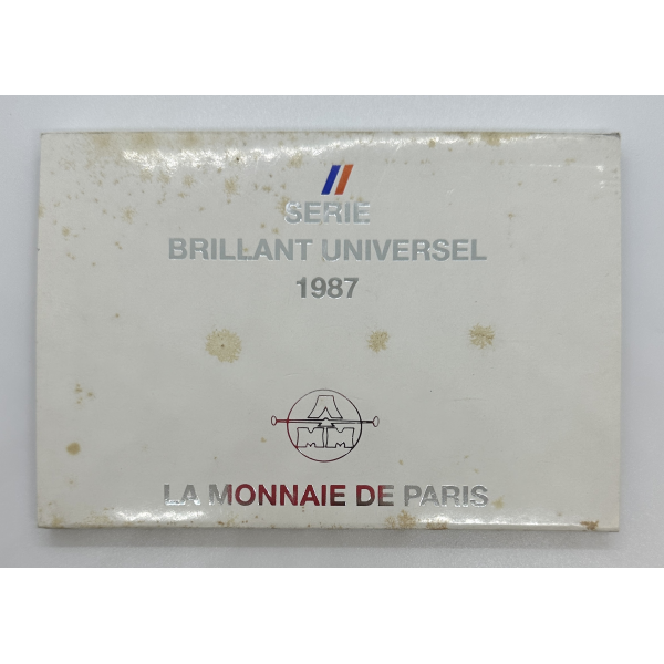 FRANCE - Coffret BU 1987 - La Monnaie...