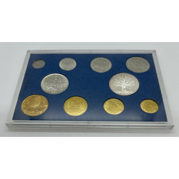 FRANCE - Coffret BU 1987 - La Monnaie...