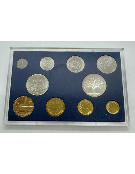 FRANCE - Coffret BU 1987 - La Monnaie de Paris // Série BRILLANT UNIVERSEL