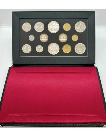 FRANCE - Coffret BE 1989 - La Monnaie de Paris // Collection FLEURS DE COINS
