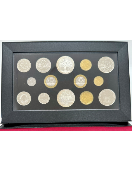 FRANCE - Coffret BE 1989 - La Monnaie de Paris // Collection FLEURS DE COINS