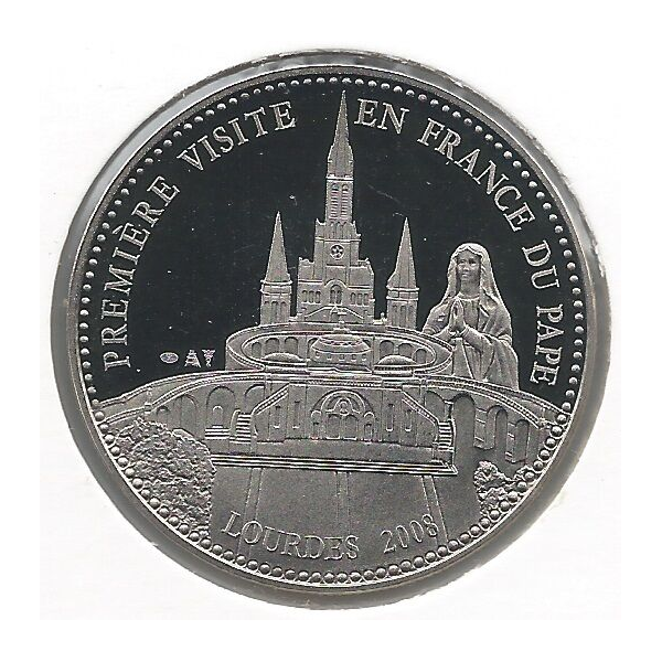 MEDAILLE - PAPE BENOIT XVI - Lourdes...