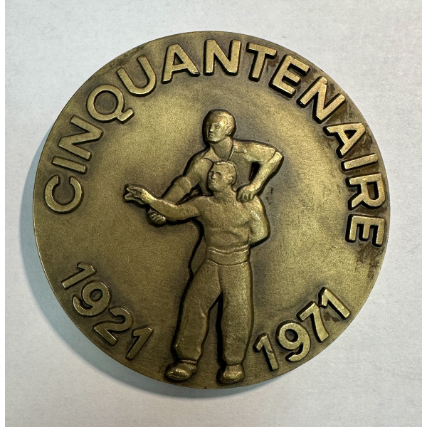 MEDAILLE Française - Cinquantenaire...