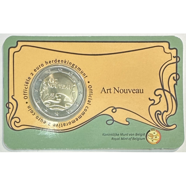 BELGIQUE - 2 EURO 2023 - ART NOUVEAU...