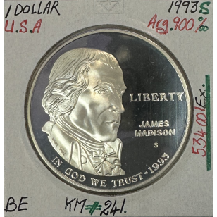 ETATS-UNIS - USA - 1 DOLLAR 1993 S - Pièce de Monnaie en...