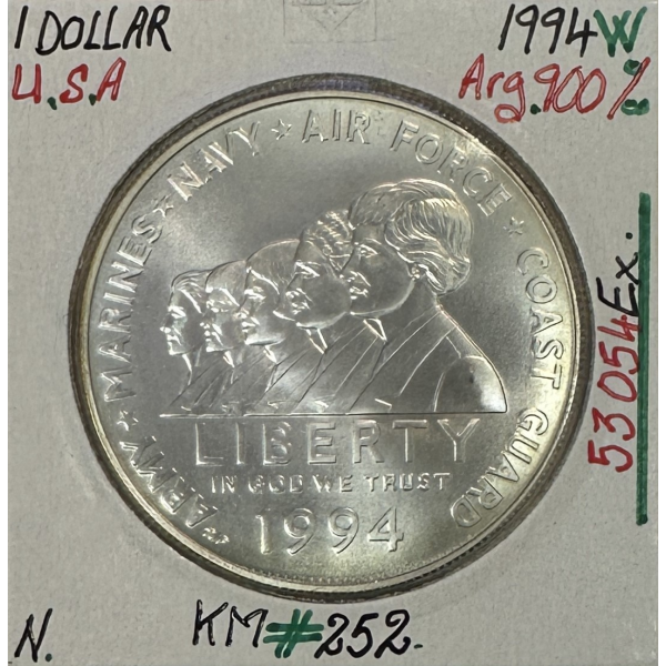 ETATS-UNIS - USA - 1 DOLLAR 1994 W -...