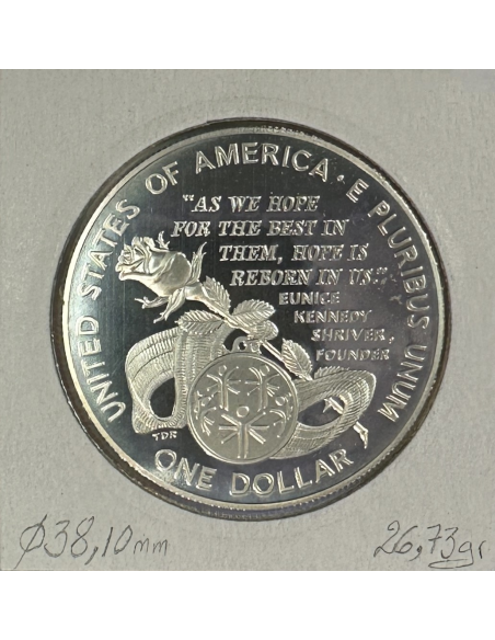 ETATS-UNIS - USA - 1 DOLLAR 1995 P - Pièce de Monnaie en argent // BE (REF 1)