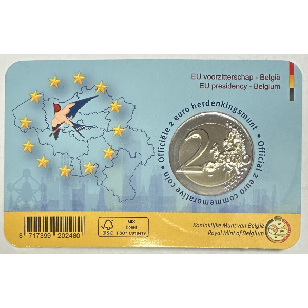 BELGIQUE - 2 EURO 2024 - PRESIDENCE...
