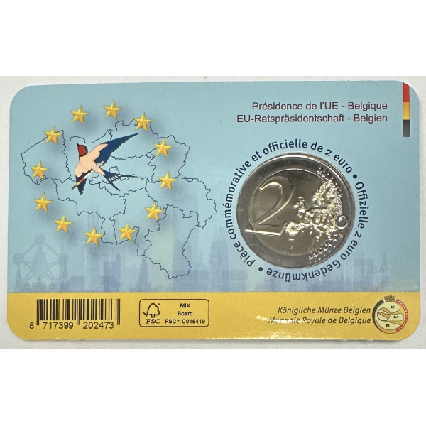 BELGIQUE - 2 EURO 2024 - PRESIDENCE...