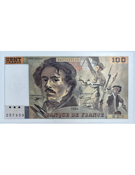 100 FRANCS DELACROIX (1995) H.273 - Billet de banque // Qualité : SUP