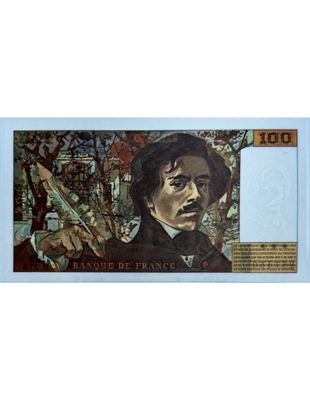 100 FRANCS DELACROIX (1995) H.273 - Billet de banque // Qualité : SUP