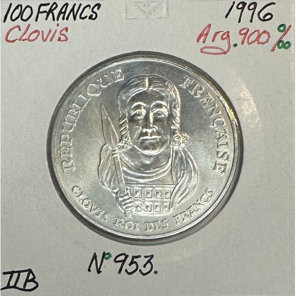 100 FRANCS COMMEMORATIVE (1996)...