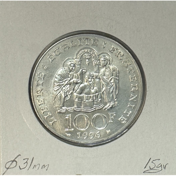 100 FRANCS COMMEMORATIVE (1996)...