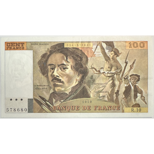 100 FRANCS DELACROIX (1979) R.10 -...