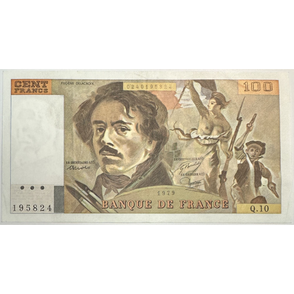 100 FRANCS DELACROIX (1979) Q.10 -...