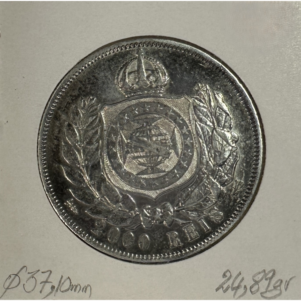 BRESIL - 2000 REIS 1868 - Pièce de...