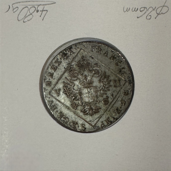 AUTRICHE - 7 KREUZER 1802 A - Pièce...