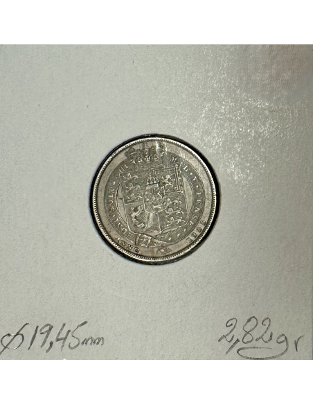 ROYAUME-UNI / GRANDE BRETAGNE (6 Pence 1825) Monnaie en Argent // TTB