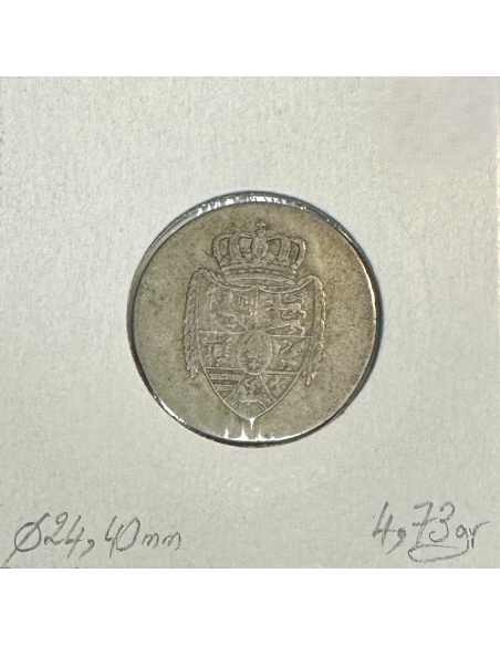 ALLEMAGNE - 12 GROTE (1/6 THALER) 1816 - Pièce de Monnaie en Argent // TB