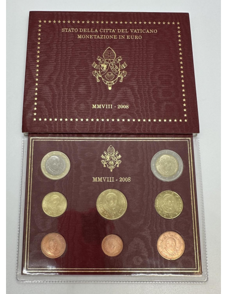 Vatican - Coffret Brillant Universel 2008 - Série officielle complète des Euro