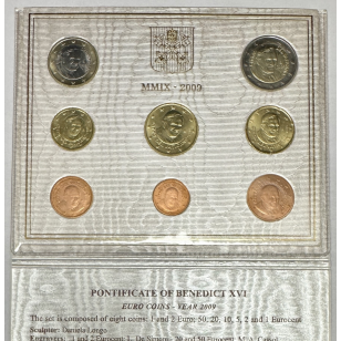 Vatican - Coffret Brillant Universel 2009 - Pontificat du... 2