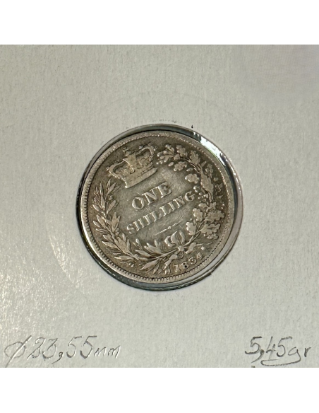 ROYAUME-UNI / GRANDE BRETAGNE - 1 Shilling 1834 - Monnaie en Argent // TB