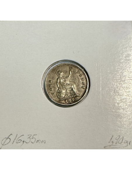 ROYAUME-UNI / GRANDE BRETAGNE (4 Pence 1836) Monnaie en Argent // Qualité : TTB