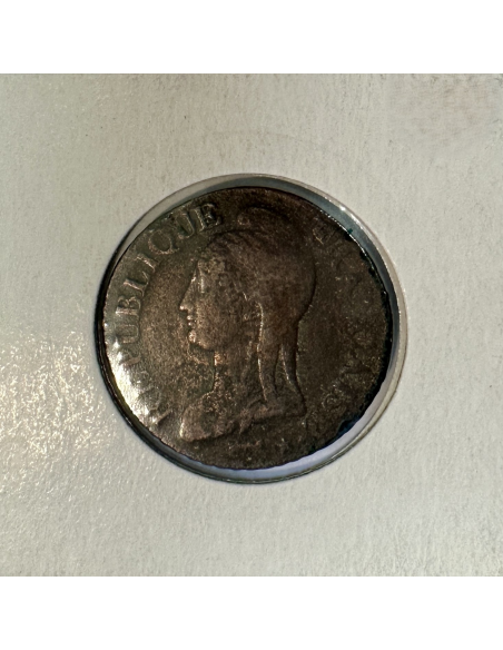 5 CENTIMES DUPRE - L'An 8 D - Pièce de monnaie en Cuivre // Qualité : TB