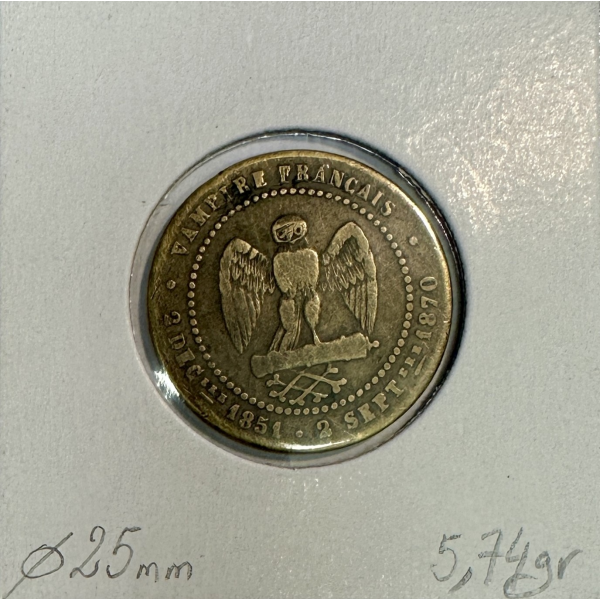 5 CENTIMES NAPOLEON III (SATIRIQUE)...