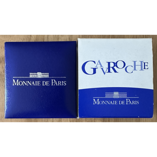 1 EURO 1/2 EN ARGENT - COFFRET BE...